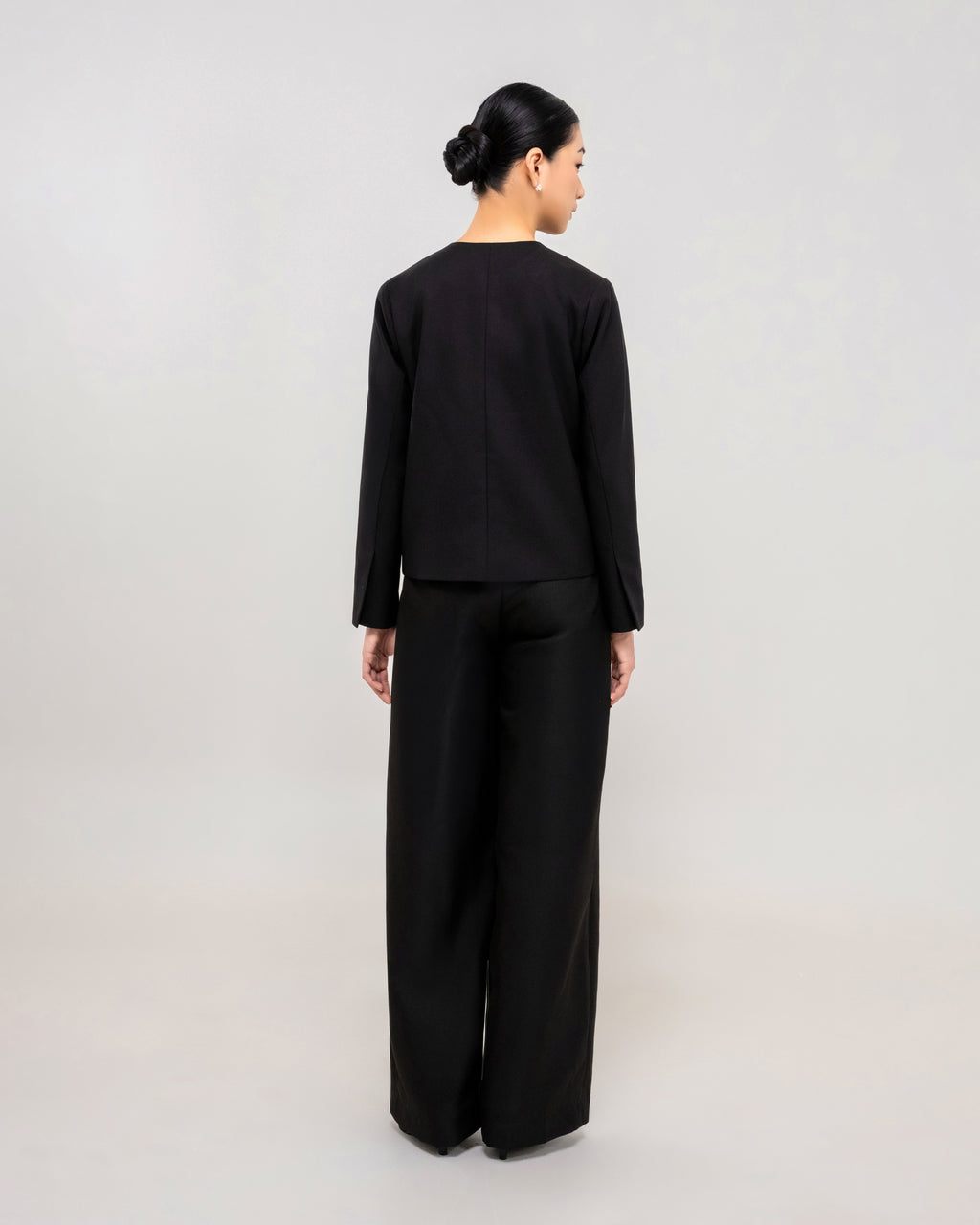 KARA — Mandarin Collar Blazer