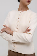 KARA — Mandarin Collar Blazer